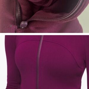 Lulu lemon jacket water repellent fleecy